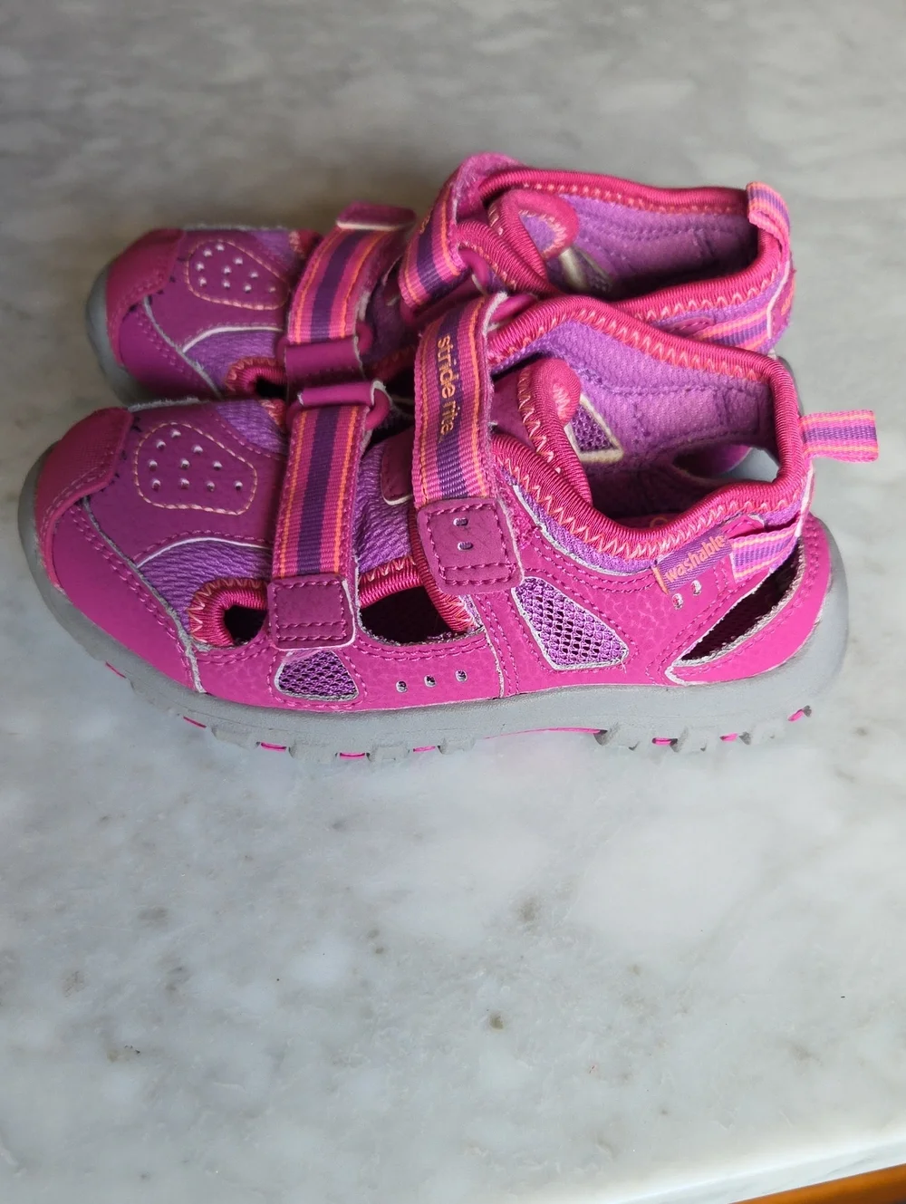 LIKE NEW Stride Rite M2P Girls' Pink Active Sandals